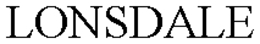 LONSDALE trademark