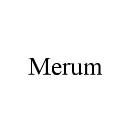 MERUM trademark