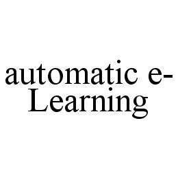 AUTOMATIC E-LEARNING trademark