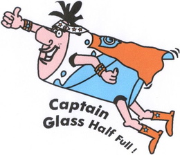 CAPTAIN GLASS HALF FULL ! trademark