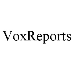 VOXREPORTS trademark