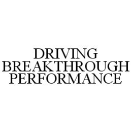DRIVING BREAKTHROUGH PERFORMANCE trademark