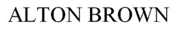 ALTON BROWN trademark