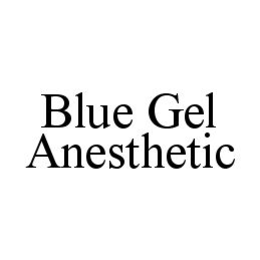 BLUE GEL ANESTHETIC trademark