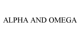 ALPHA AND OMEGA trademark