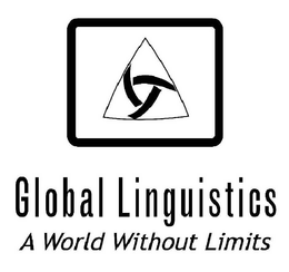 GLOBAL LINGUISTICS A WORLD WITHOUT LIMITS trademark