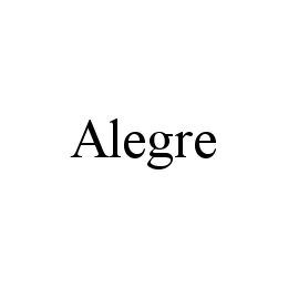 ALEGRE trademark