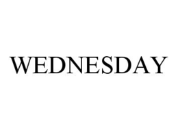 WEDNESDAY trademark