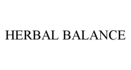 HERBAL BALANCE trademark