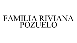 FAMILIA RIVIANA POZUELO trademark
