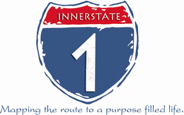 INNERSTATE 1 MAPPING THE ROUTE TO A PURPOSE FILLED LIFE trademark