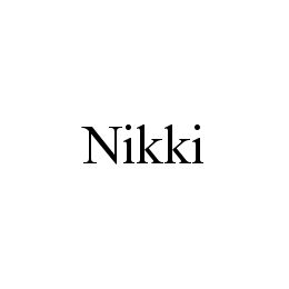 NIKKI trademark