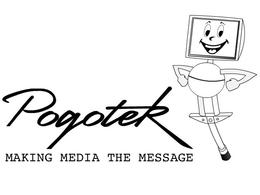 POGOTEK MAKING MEDIA THE MESSAGE trademark