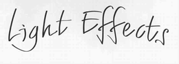 LIGHT EFFECTS trademark