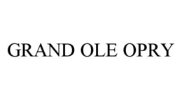GRAND OLE OPRY trademark