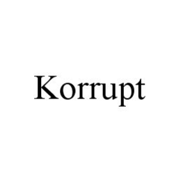KORRUPT trademark