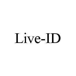 LIVE-ID trademark