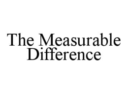 THE MEASURABLE DIFFERENCE trademark