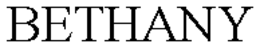 BETHANY trademark