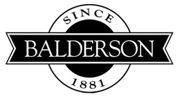 BALDERSON SINCE 1881 trademark