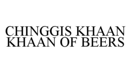 CHINGGIS KHAAN KHAAN OF BEERS trademark