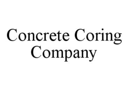 CONCRETE CORING COMPANY trademark
