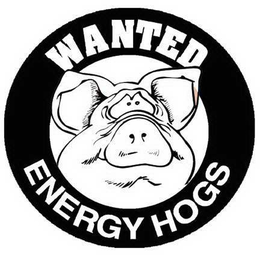 WANTED ENERGY HOGS trademark