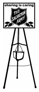 SHARING IS CARING THE SALVATION ARMY trademark