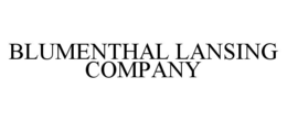 BLUMENTHAL LANSING COMPANY trademark