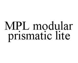 MPL MODULAR PRISMATIC LITE trademark