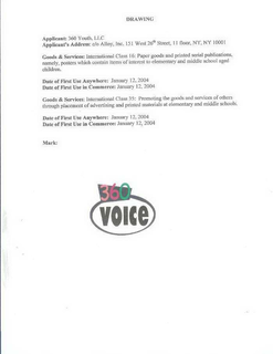 360 VOICE trademark