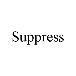 SUPPRESS trademark