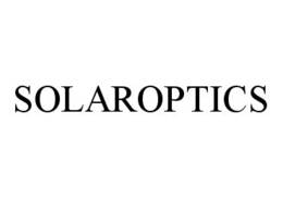 SOLAROPTICS trademark