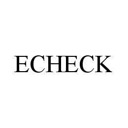 ECHECK trademark