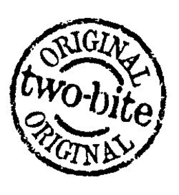 ORIGINAL TWO-BITE ORIGINAL trademark