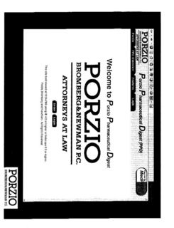 PORZIO PHARMACEUTICAL DIGEST trademark
