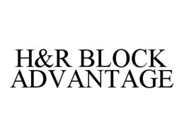 H&R BLOCK ADVANTAGE trademark