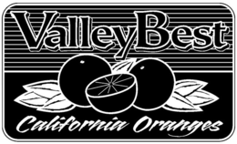 VALLEYBEST CALIFORNIA ORANGES trademark