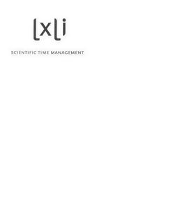 LXLI SCIENTIFIC TIME MANAGEMENT trademark