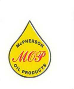MOP MCPHERSON OIL PRODUCTS trademark