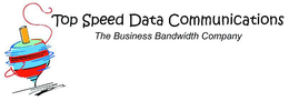 TOP SPEED DATA COMMUNICATIONS THE BUSINESS BANDWIDTH COMPANY trademark