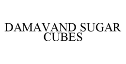 DAMAVAND SUGAR CUBES trademark