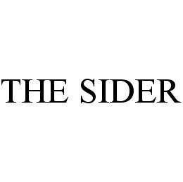 THE SIDER trademark