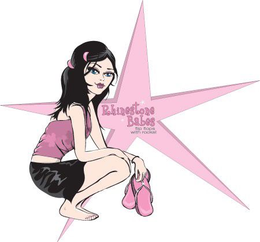 RHINESTONE BABES FLIP FLOPS WITH ROCKS! trademark