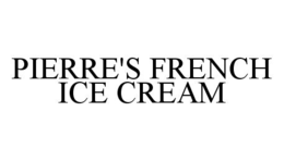 PIERRE'S FRENCH ICE CREAM trademark