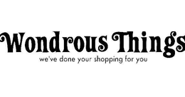 WONDROUS THINGS WE'VE DONE YOUR SHOPPING FOR YOU trademark