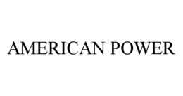 AMERICAN POWER trademark