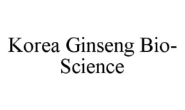 KOREA GINSENG BIO-SCIENCE trademark