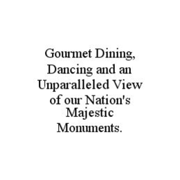 GOURMET DINING, DANCING AND AN UNPARALLELED VIEW OF OUR NATION'S MAJESTIC MONUMENTS. trademark
