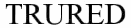 TRURED trademark